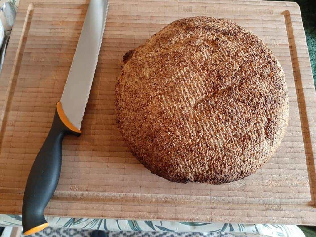 Det færdigbagte glutenfri hirsebrød