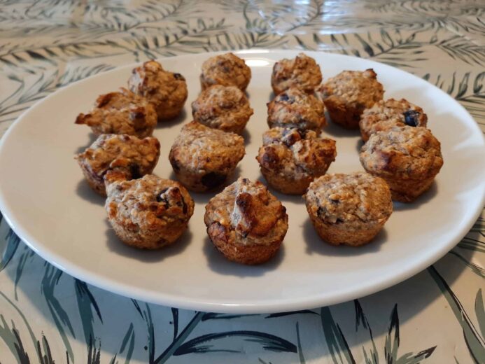 Glutenfri små Bananmuffins